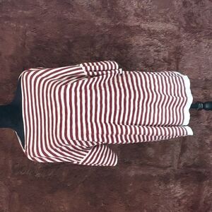 Janette Plus Striped Boat Neck T-Shirt